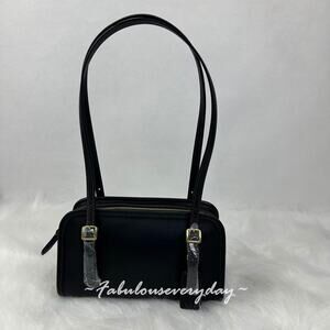 COACH Swing Zip Bag 20 Shoulder Bag In Leather/Brass/Black CAM45 NWT